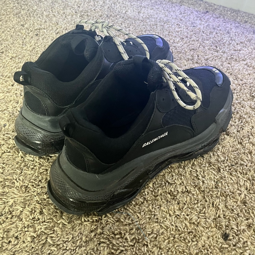 Black Clear Sole Balenciaga Triple S